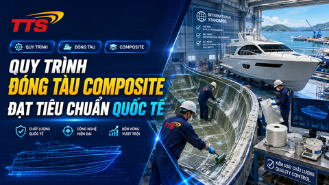 Quy trình đóng tàu composite đạt tiêu chuẩn quốc tế