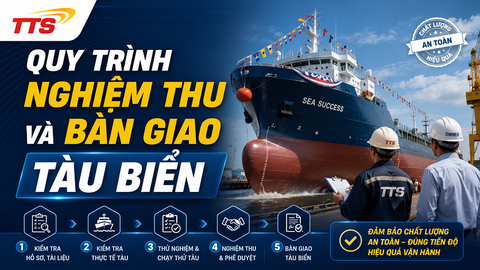 Quy trình nghiệm thu và bàn giao tàu biển