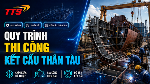 Quy trình thi công kết cấu thân tàu