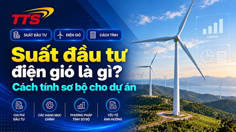 Suất đầu tư điện gió là gì? Cách tính sơ bộ cho dự án