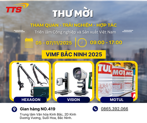 Thư mời tham quan gian hàng của TTSONE tại triển lãm VIMF Bắc Ninh 2025