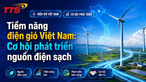 Tiềm năng điện gió Việt Nam: Cơ hội phát triển nguồn điện sạch