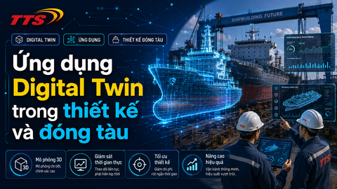 Ứng dụng Digital Twin trong thiết kế và đóng tàu