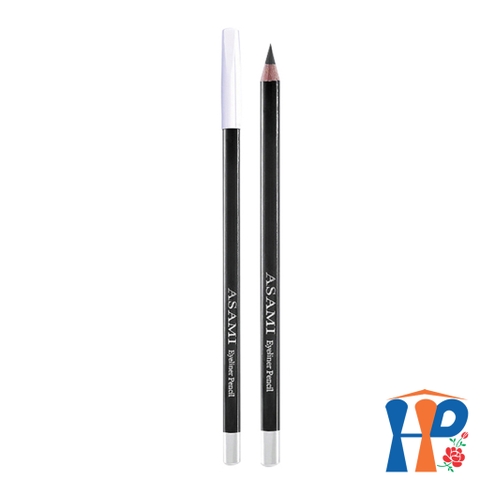 Chì mí Asami Eyeliner Pencil BK01 (nét vẽ đen mảnh mượt, không lem không trôi)