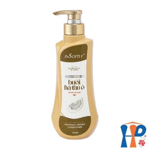 Dầu xả thảo dược Bưởi Hà Thủ Ô DrSoftly Grapefruit Organic Conditioner 500ml