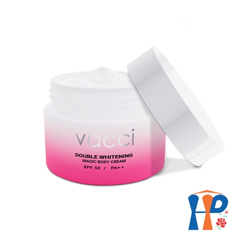 Kem Dưỡng Trắng Và Nâng Tông Da Toàn Thân VACCI Double Whitening Magic Body Cream SPF50 PA++ 160ml