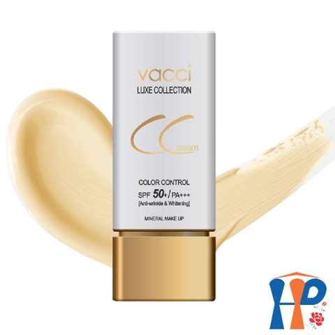 Kem nền hiệu chỉnh tông da Vacci CC Cream Luxe Collection Colour Control SPF50+ PA+++ 40ml