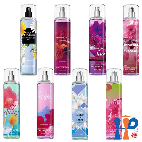 Xịt Thơm Toàn Thân Nữ DEAR BODY Fine Fragance Mist 236ml (for woman)