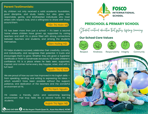 FOSCO International School 's Brochure