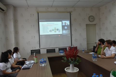 Participating in Botzees Robotics workshop today