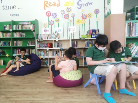 Reading Buddies for Literacy Month