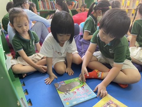 Grade 2 read to Kindergarten