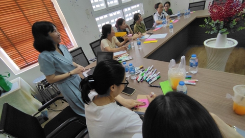 Teaching with Reggio Emilia technique at FIS