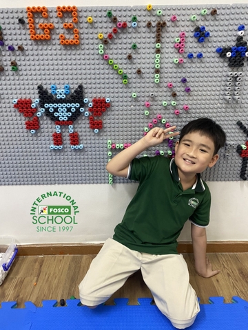 Goku and his Grade 3 friends had fun in the STEAM Room!