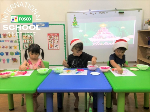 The first week of the 2-week extra reviewing English in Winter 2023 for Preschool was a great success!