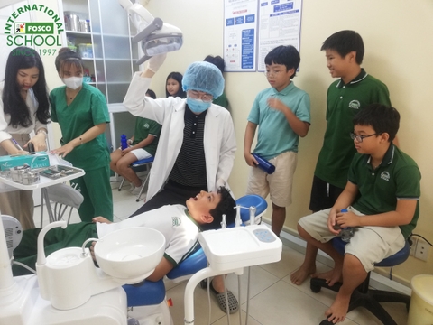 The 5th Graders enjoyed their trip to Ngoc Phuong Dentist's Clinic