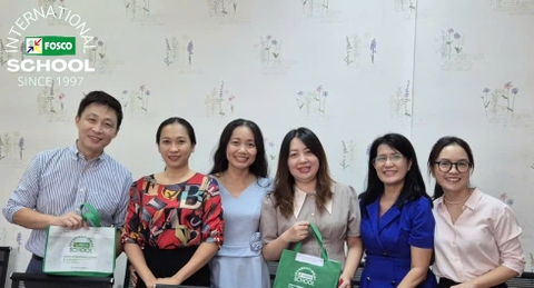 Mr. Michael Xia and Ms. Vicky Nguyen from McGraw-Hill Education paid a visit to FOSCO International School.