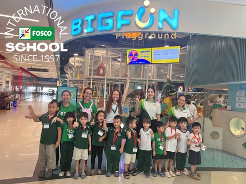 Kindergarten and Pre-K2 learners had an unforgettable time at Big Fun in Van Hanh Mall