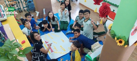 Grade 5 got creative with air-dry clay!