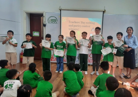 Here are the winners of the Essay writing Contest and Poem Writing Contest for Teachers’ Day