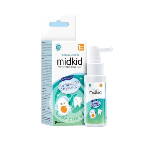 Xịt Chống Sâu Răng Midkid Cho Trẻ Từ 1 Tuổi