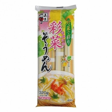 Mỳ Somen Rau Củ Cầu Vồng TÁCH MUỐI Itsuki, 320G (8M+)