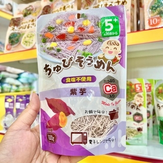 Mỳ Somen Bổ Sung Canxi Chubin Nhật Cho Bé, 100G (5M+)