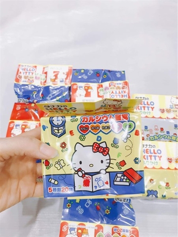 Gia Vị Rắc Cơm Hello Kitty Sanrio Nhật 5 Vị, 20 Gói X 2,4G (9M+)