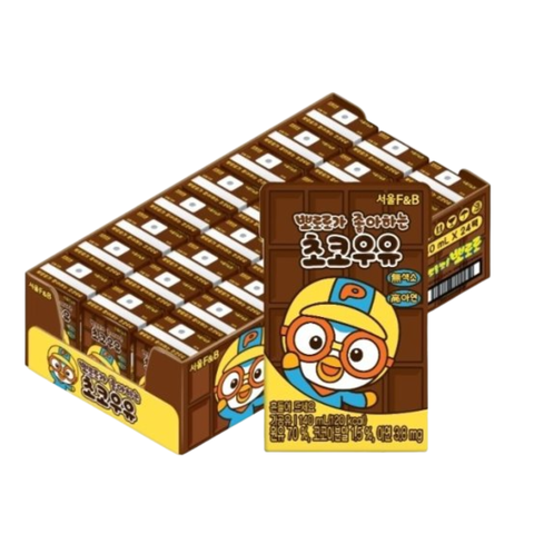 Sữa Tươi Pororo Seoul F&B, Hàn Quốc 140ML (12M+)