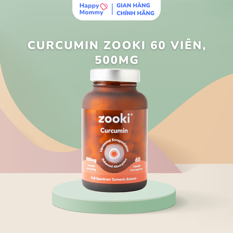 Curcumin Zooki 60 viên, 500mg
