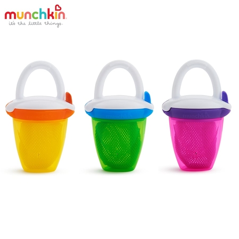 Túi Ăn Chống Hốc Có Nắp Munchkin Mỹ Cho Bé (6M+)