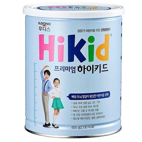 Sữa Bột Hikid Premium Hàn Quốc Tách Béo 600G (3Y+)