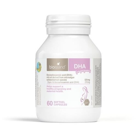 DHA Cho Mẹ Bầu DHA For Pregnancy Bio Island ÚC, 60 Viên