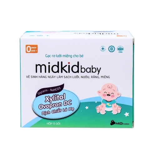 Gạc Rơ Lưỡi Miệng Cho Bé Midkid Baby (0M+)