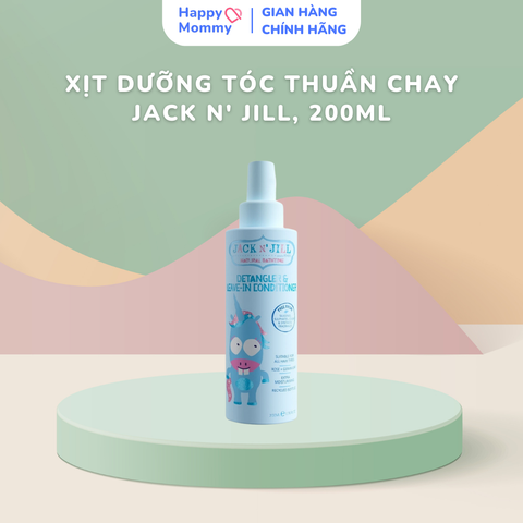 Xịt dưỡng tóc thuần chay Jack N' Jill, 200ml
