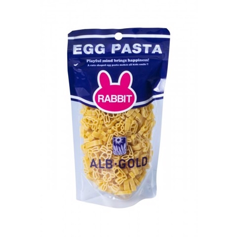 Nui Trứng Hình Con Thỏ EGG PASTA ALB GOLD, 90g (8M+)