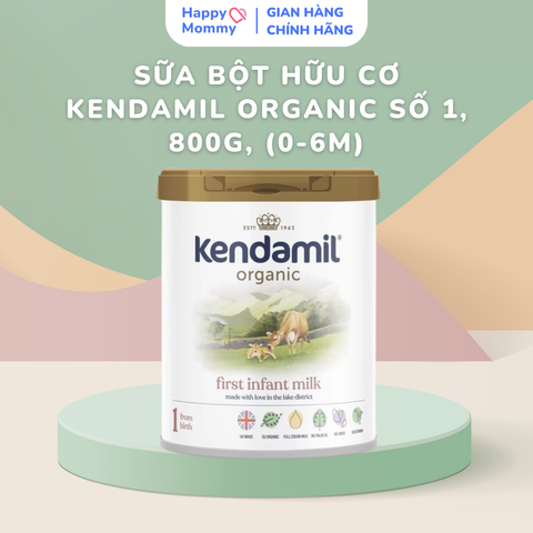 Sữa bột hữu cơ Kendamil Organic số 1, 800g, (0-6M)