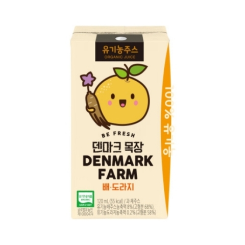 Nước Ép Lê, Rễ Hoa Chuông Hữu Cơ Dongwon Denmark Farm, hộp 100ml