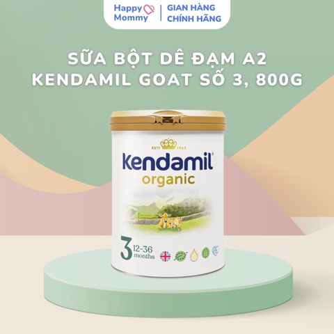 Sữa Bột Dê Đạm A2 Kendamil Goat Số 3, 800g (12M+)