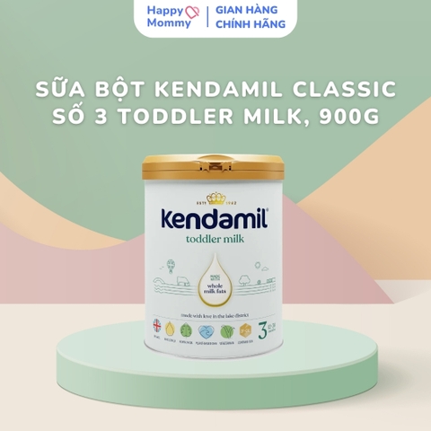 Sữa Bột Kendamil Classic Số 3 Toddler Milk, 900g (12-36M)