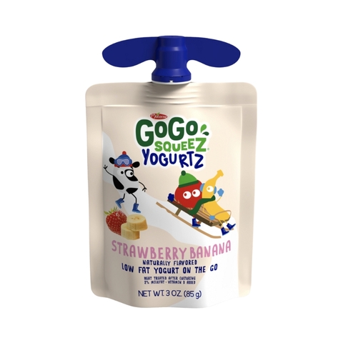 Sữa Chua GoGo Squeez Mỹ Vị Dâu & Chuối 85G (6M+)