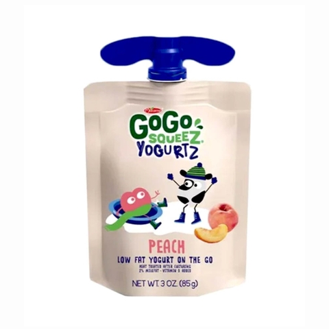 Sữa Chua GoGo Squeez Mỹ Vị Đào 85G (6M+)