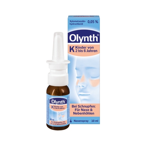 Xịt Mũi Olynth Đức 0,05% Trị Cảm Lạnh, Viêm Xoang Cho Trẻ, 10ml (2-6Y)