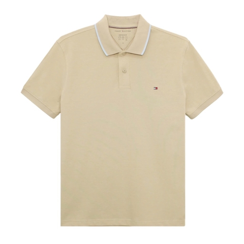 Áo Polo Tommy Hilfiger Performance Pique Reg Tipped / Sandalwood