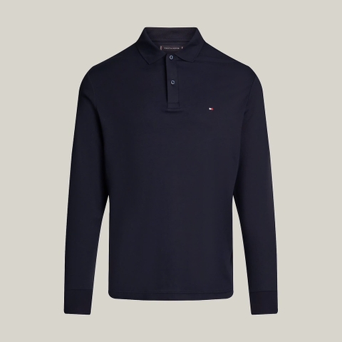Áo Polo Tommy Hilfiger Regular Long Sleeve Navy