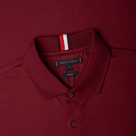 Áo Polo Tommy Hilifiger Liquid Cotton Ess Reg Deep Rouge