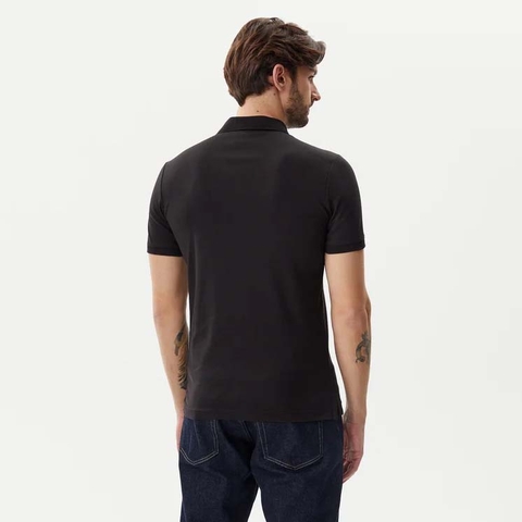 Áo Polo Calvin Klein Liquid Touch Texture Collar / Black