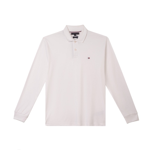 Áo Polo Tommy Hilfiger Ls Liquid Cotton Reg White