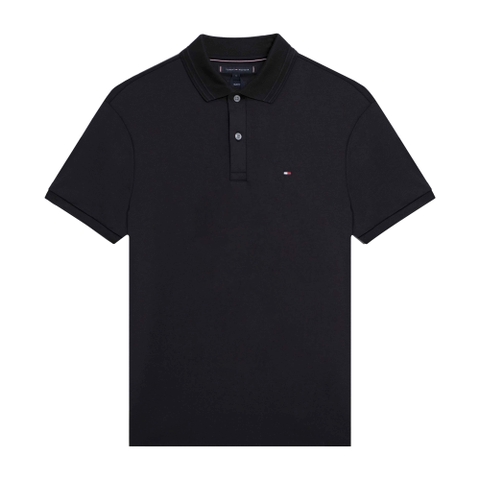 Áo Polo Tommy Hilfiger Luxury Interlock Reg / Black