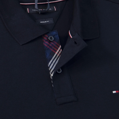 Áo Polo Tommy Hilfiger Pique Placket Interest Reg / Desert Sky